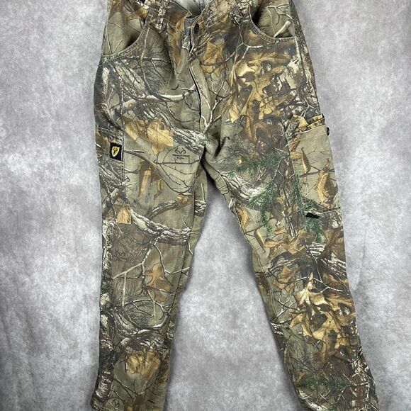 Realtree Men's Camo Hunting Scent Blocker Size L Pants - Picture 1 of 8
